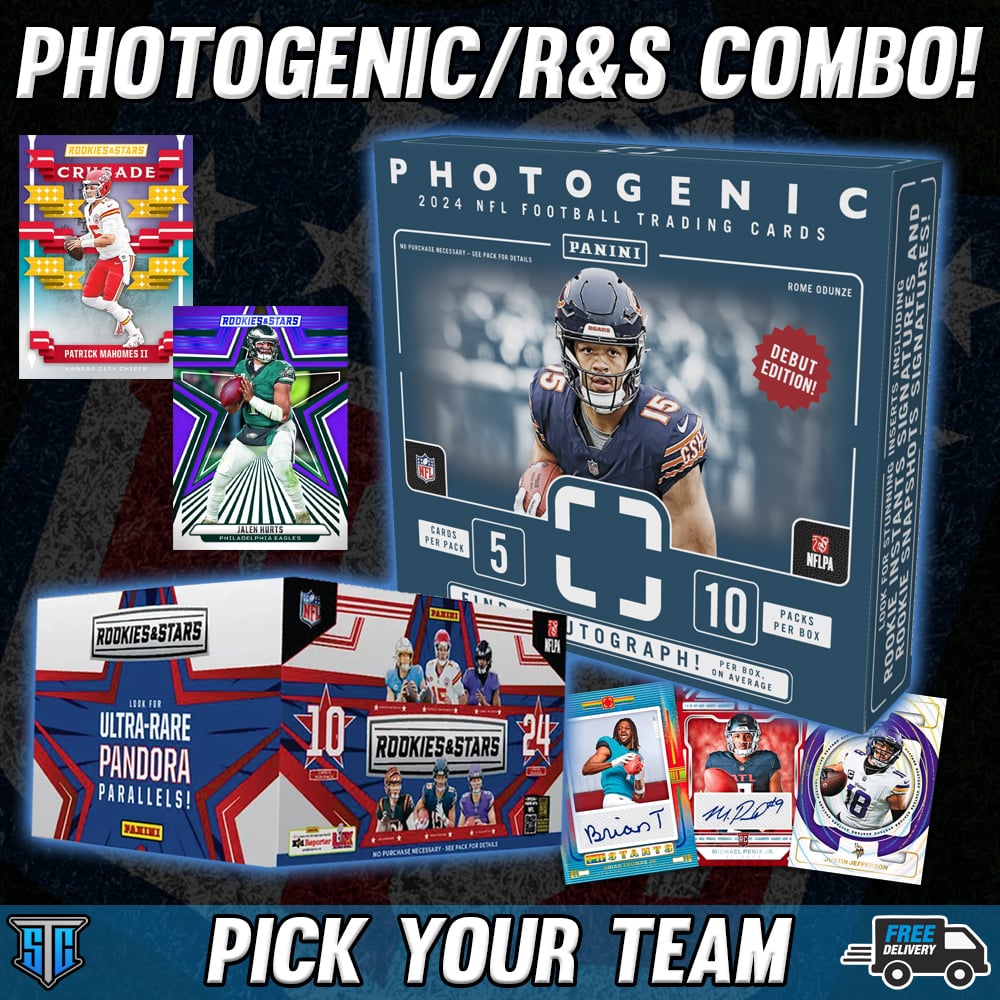 Break 353 - NFL - Photogenic/Rookies & Stars Combo - 10% OFF ALL TEAMS!
