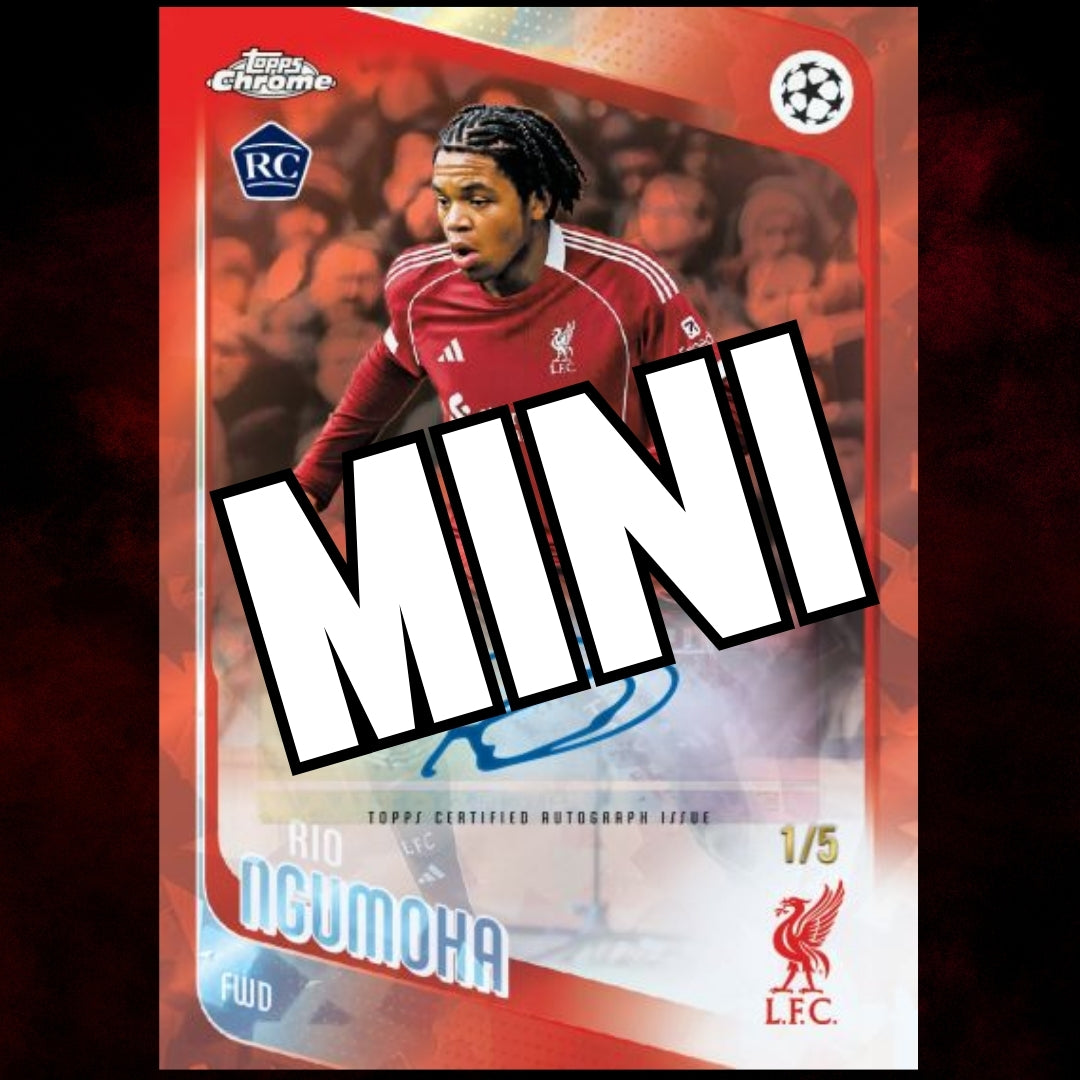 Double Up Mini for RIO & More! - Break 2074 - SOCCER - 2025-26 Topps Chrome UEFA Club Comps 4 Boxer