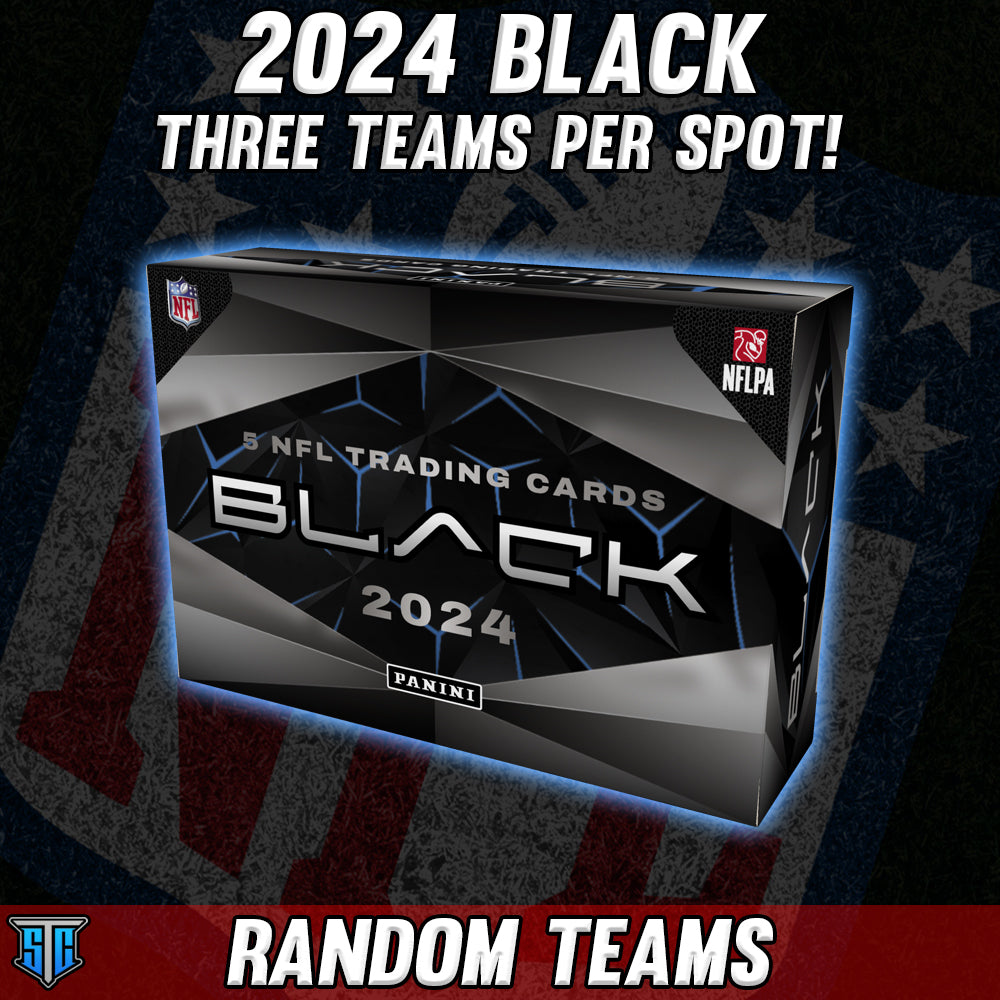 Break 026 - NFL - 10 Spotter Black - THREE TEAMS PER SPOT!