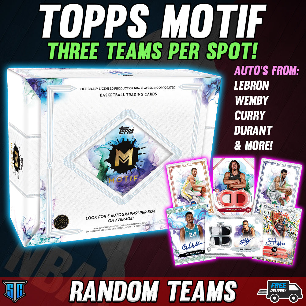 Break 715 - NBA - Topps Motif Hobby - Three Teams Per Spot!