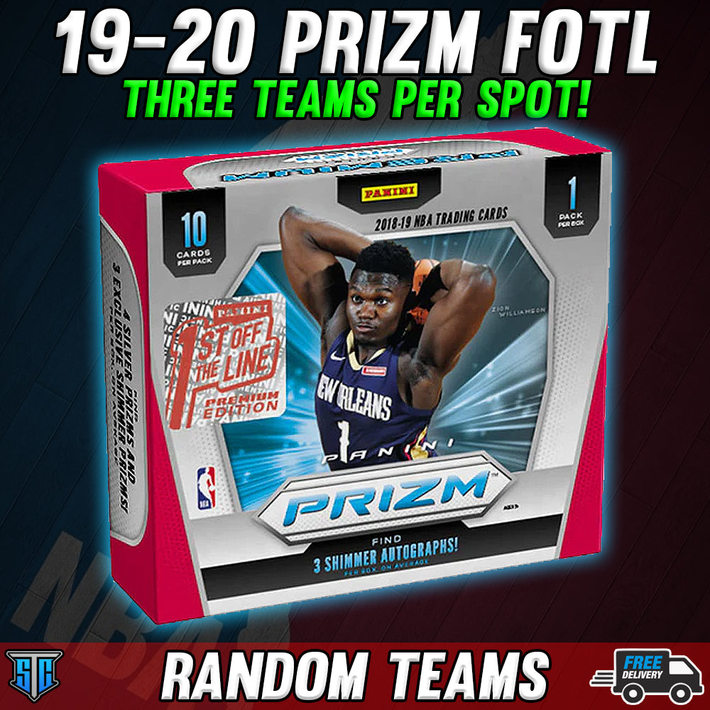 Break 1367 - NBA - 19/20 Prizm FOTL - Three Teams Per Spot!