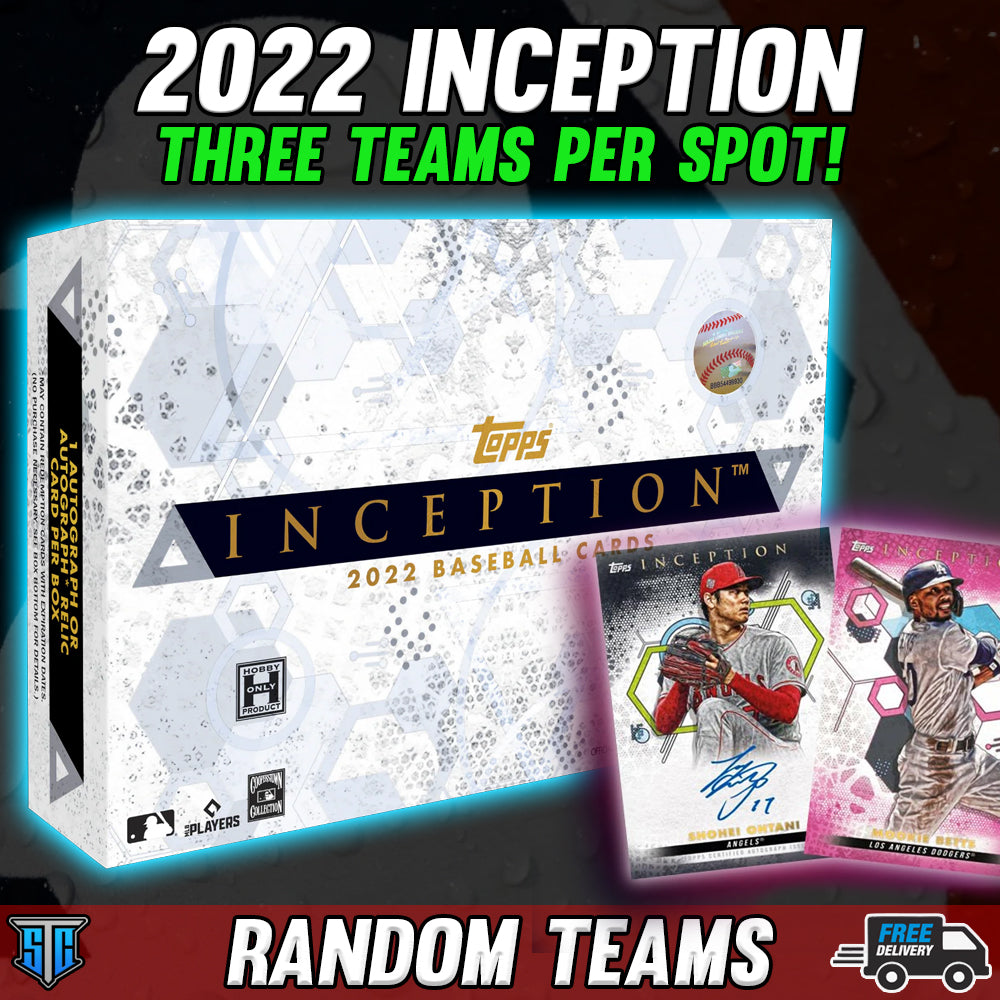 Break 867 - MLB - 10 Spotter 2022 Inception - THREE TEAMS PER SPOT!