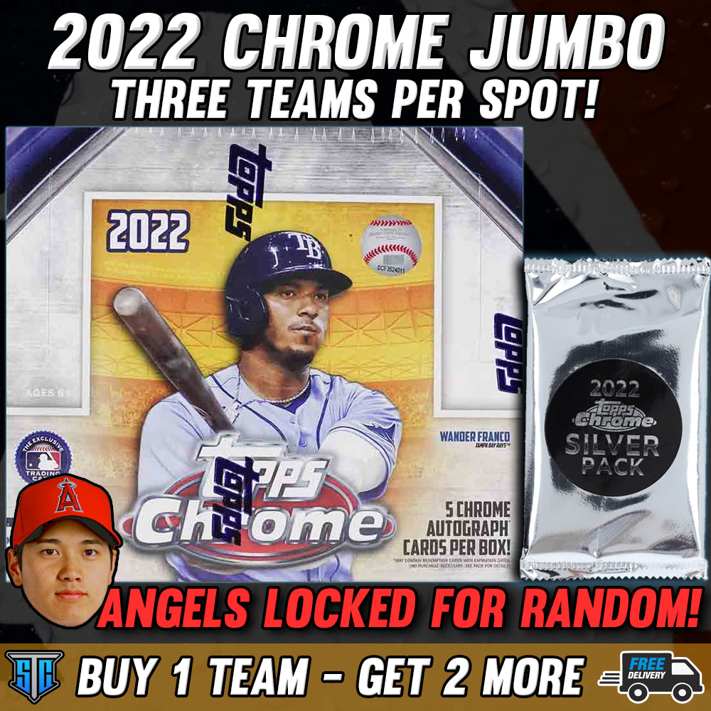 Break 440 - MLB - 2022 Topps Chrome Jumbo HTA - Buy 1 & Get 2 More!
