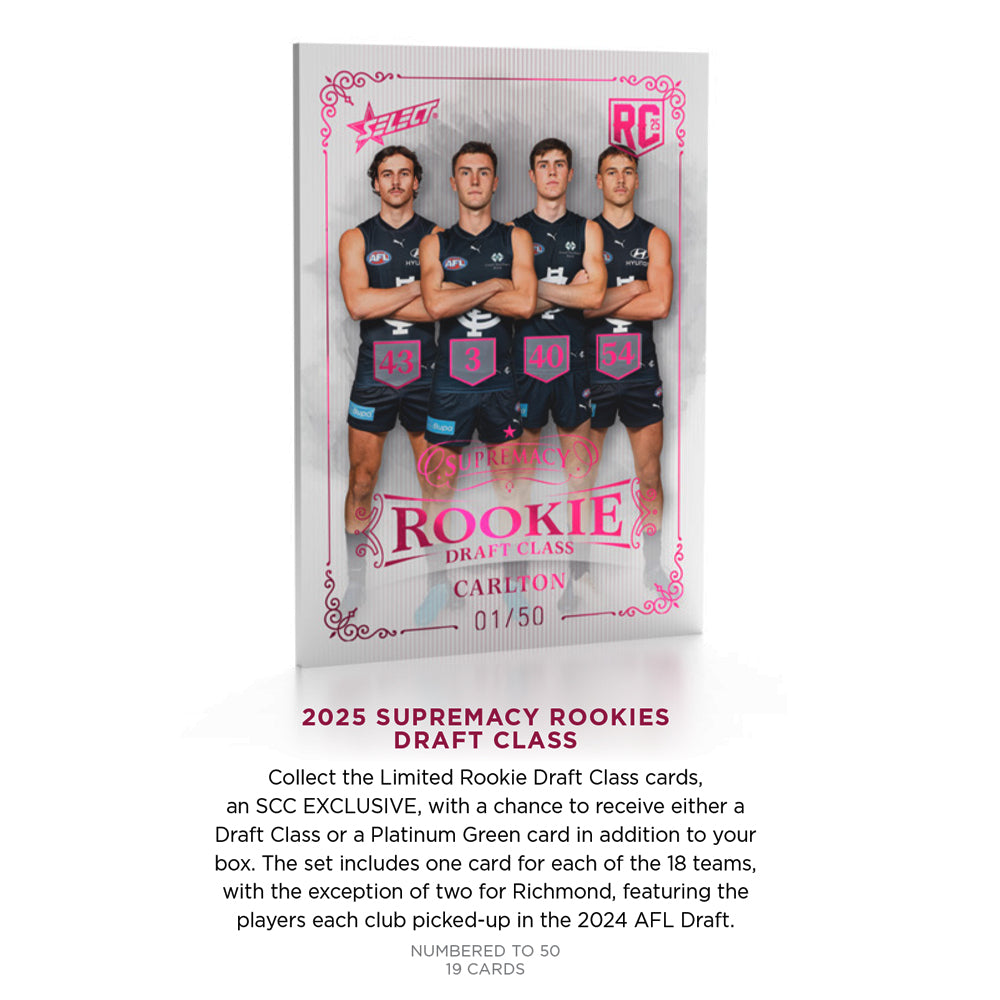 Break 748 - AFL - 2025 Supermacy Rookie Double