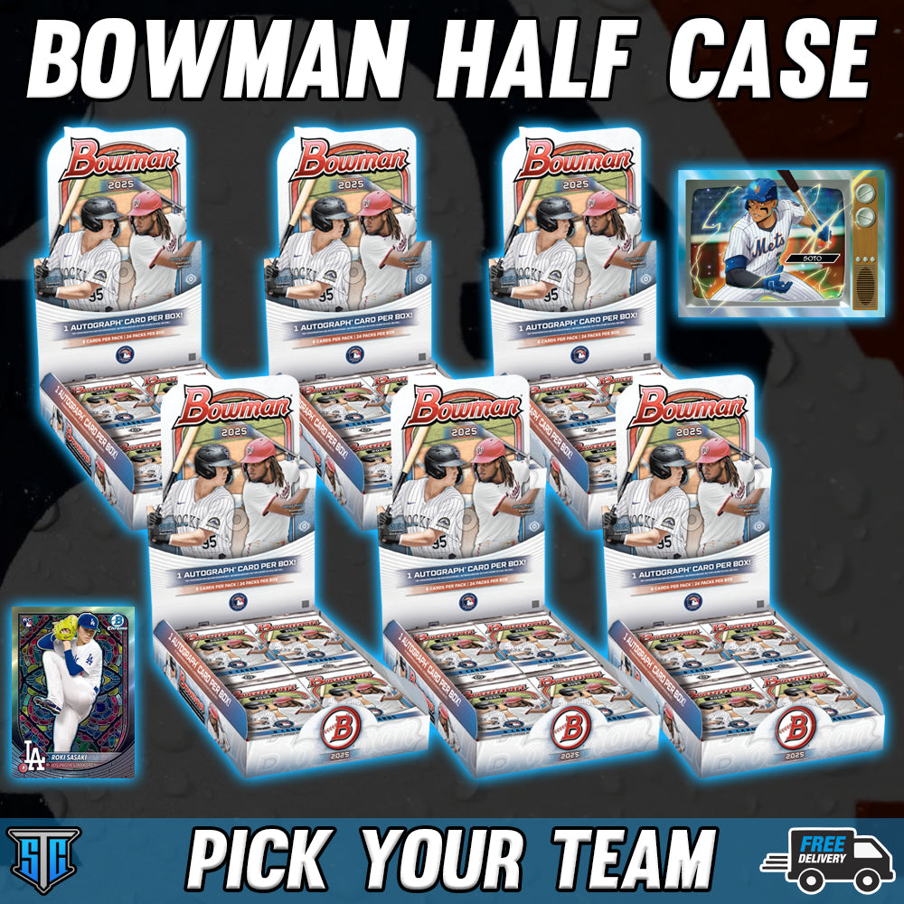 Break 618 - MLB - 2025 Bowman Hobby HALF CASE! - PICK YOUR TEAM
