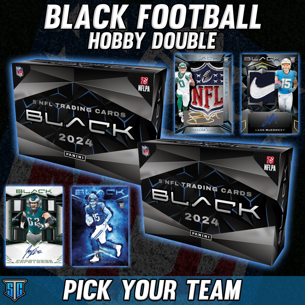 Break 029 - NFL - Black Football Double - PICK YOUR TEAM!