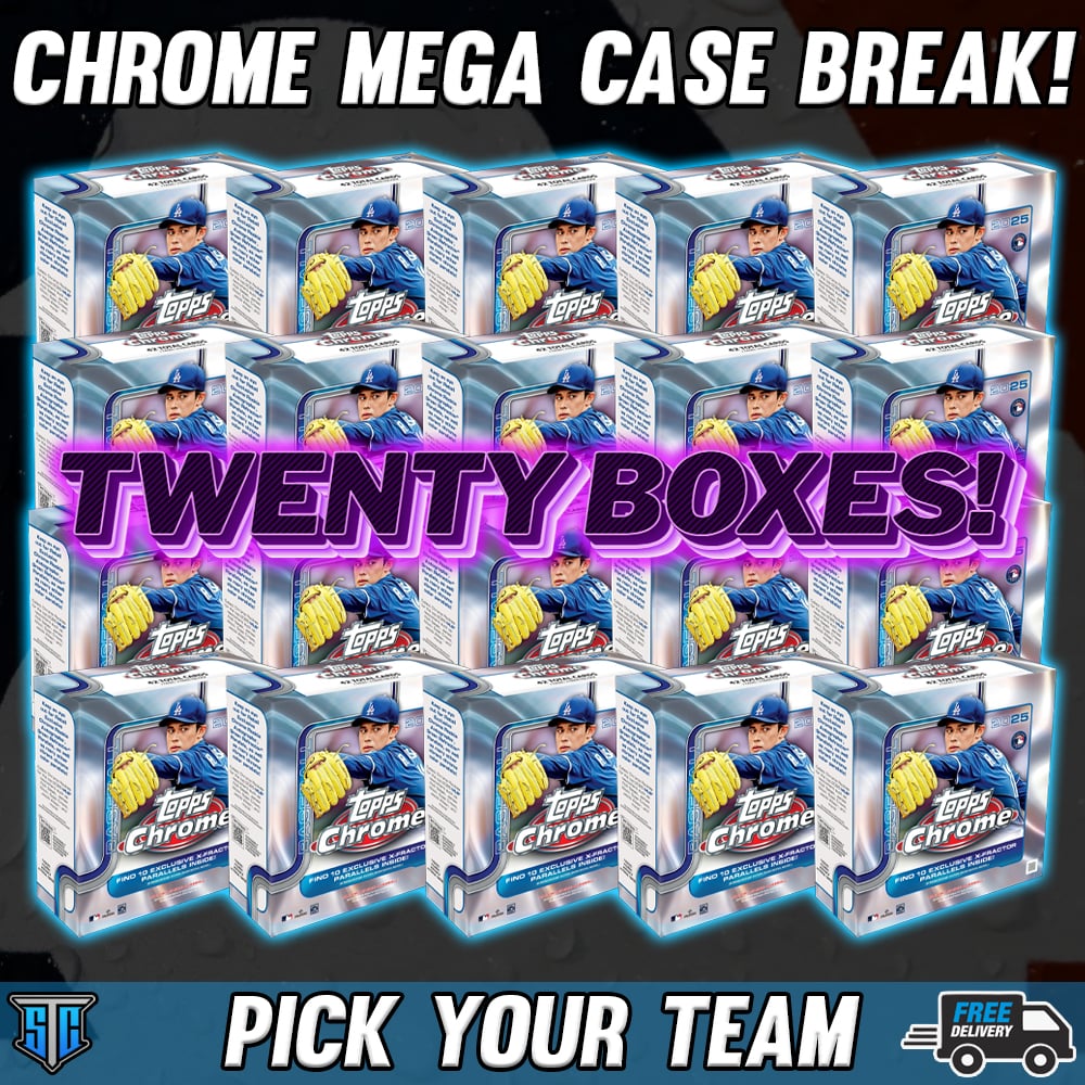 Break 872 - MLB - RELEASE DAY Topps Chrome Mega Full Case! - PICK YOUR TEAM