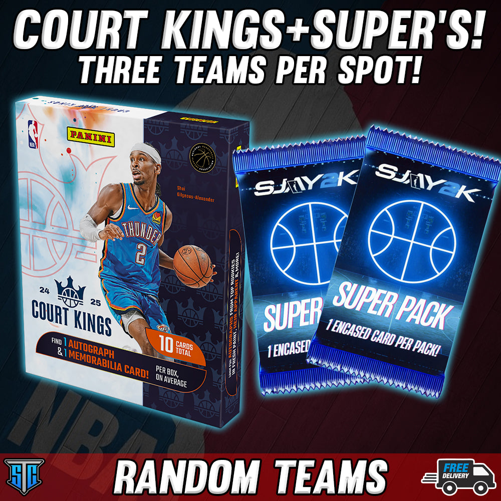 Break 422 - NBA - Court Kings/Superpacks - Three Teams Per Spot!