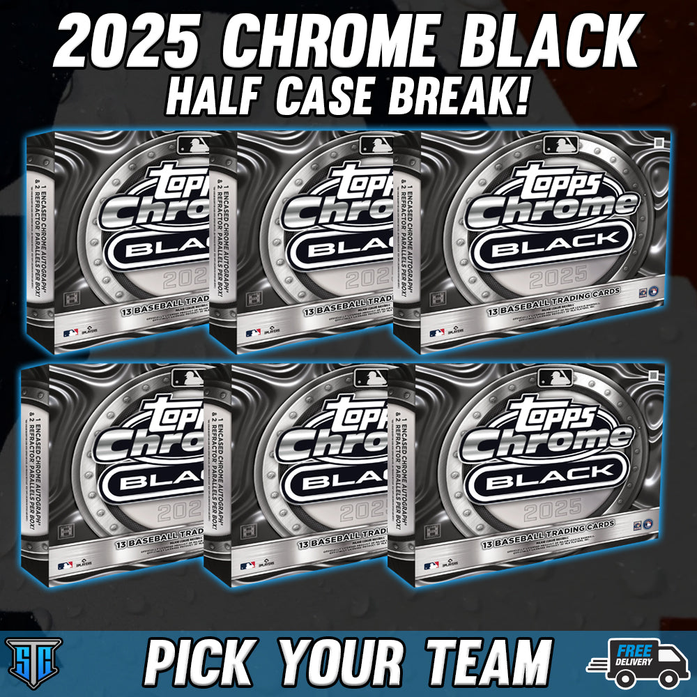 Break 560 - MLB - Topps Chrome Black Half Case - RELEASE DAY