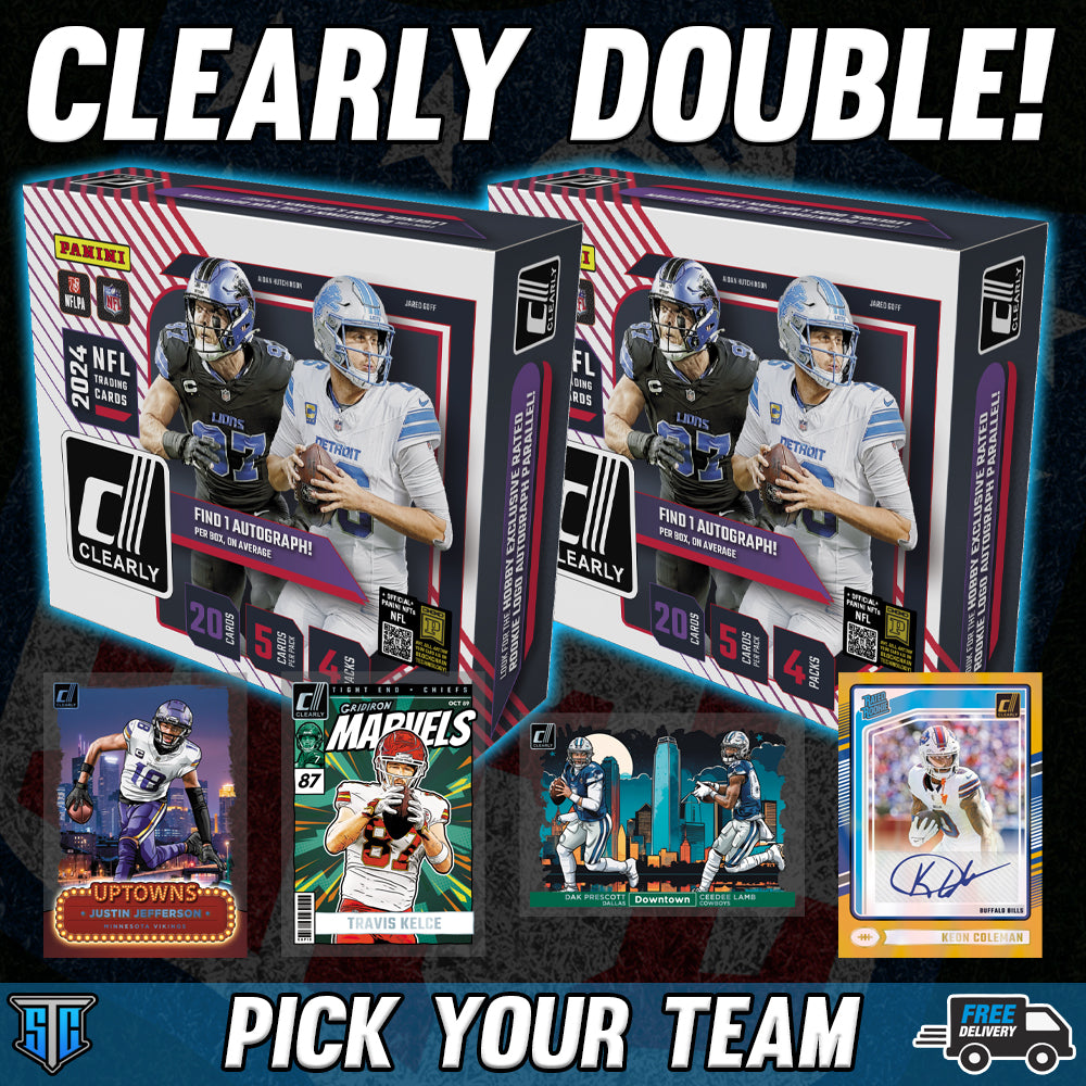 Break 638 - NFL - Clearly Double - PICK YOUR TEAM