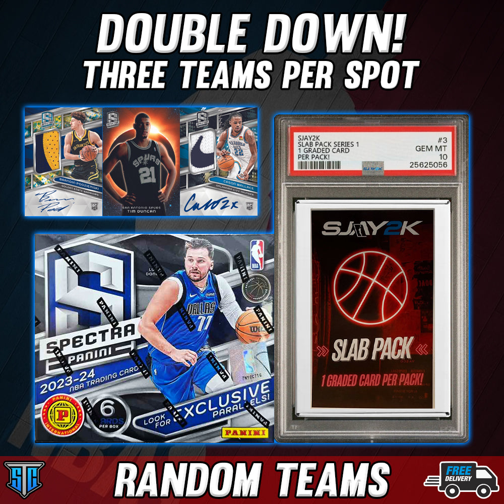 Break 228 - NBA - 10 Spotter Spectra/Slab Pack Double ROUND 2 - Only $69 a Spot!