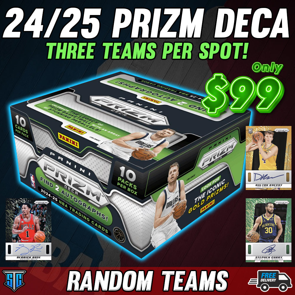Break 683 - NBA - 2024/25 Panini Prizm Deca - Three Teams Per Spot!