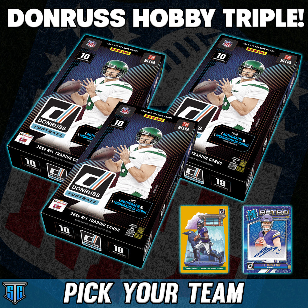 Break 200 - NFL - 2024 Donruss Triple Hobby - PICK YOUR TEAM