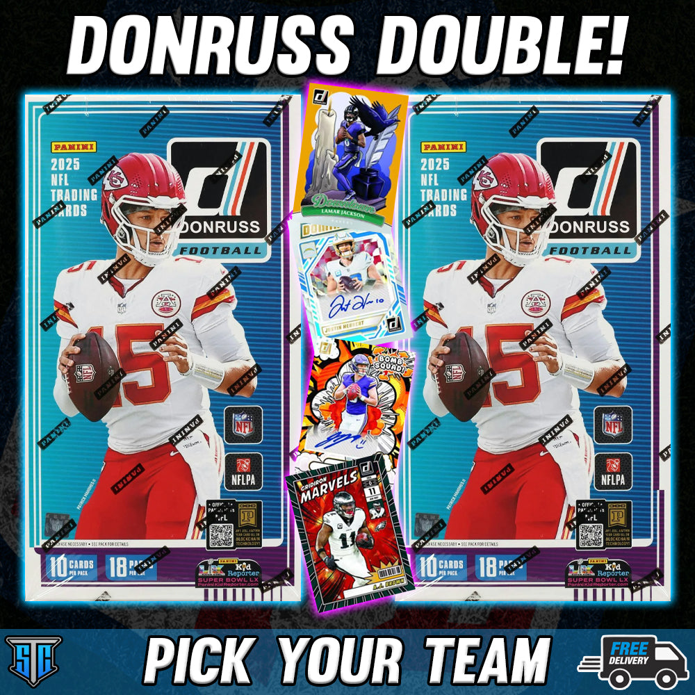 Break 996 - NFL - Donruss Hobby Double - PICK YOUR TEAM