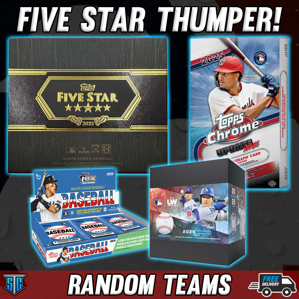 Break 1309 - MLB - Five Star Thumper - Only $159 a Spot!