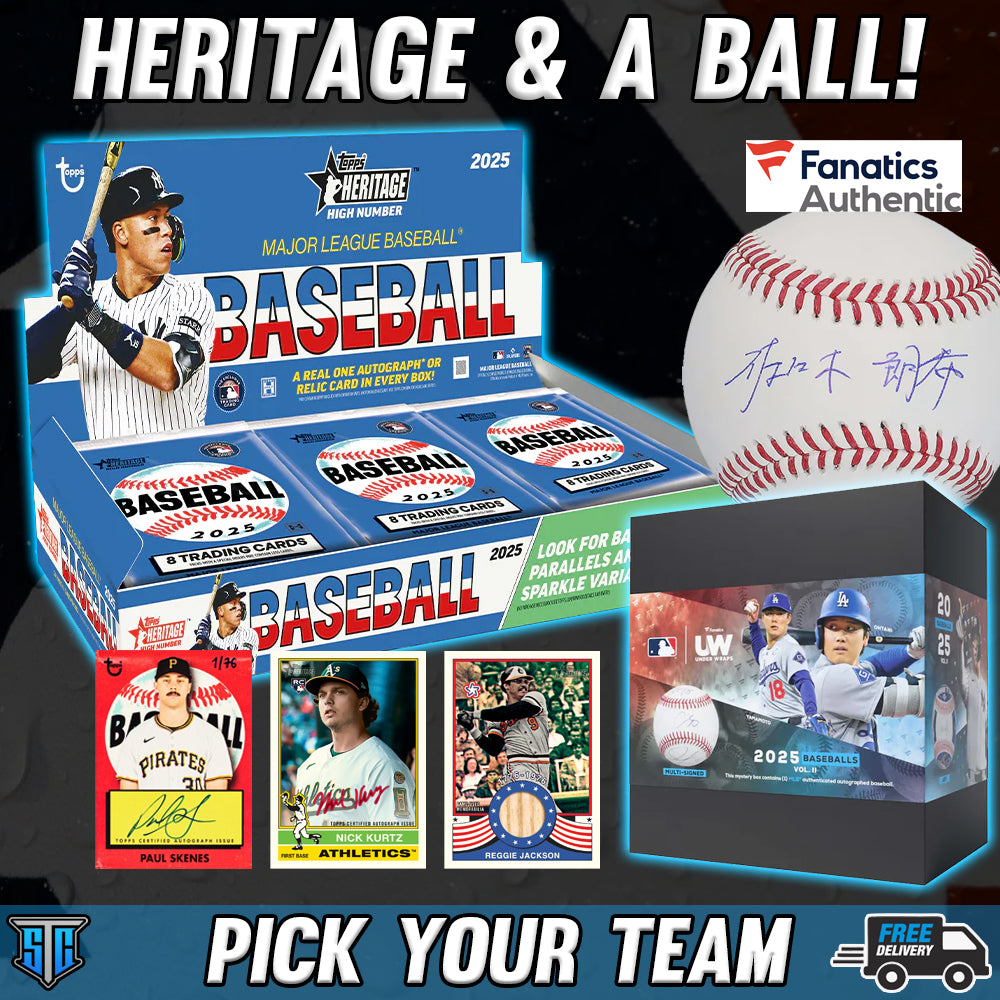 Break 1297 - MLB - Heritage & A Ball! - PICK YOUR TEAM
