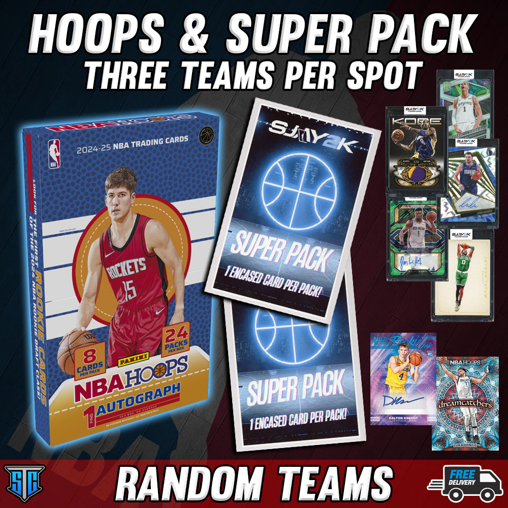 Break 186 - NBA - Hoops Hobby & Super Packs - Three Teams Per Spot!