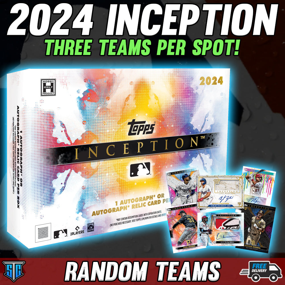 Break 815 - MLB - 10 Spotter Inception - THREE TEAMS PER SPOT!