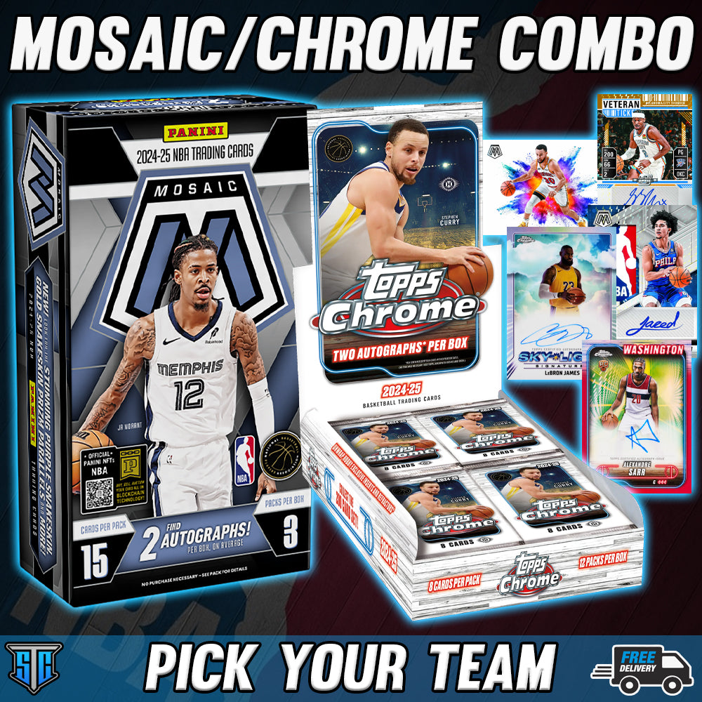 Break 806 - NBA - Mosaic/Chrome Combo - PICK YOUR TEAM