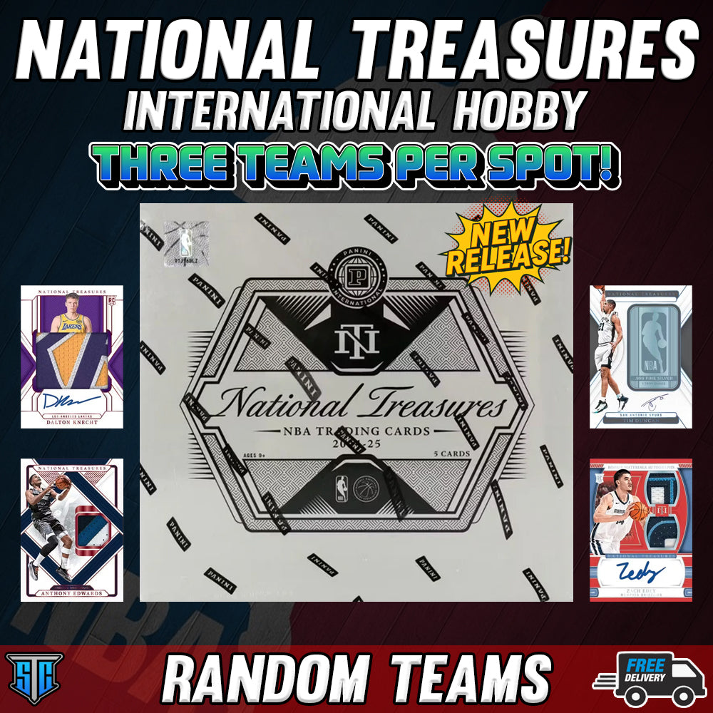 Break 958 - NBA - National Treasures Int. Hobby - THREE TEAMS PER SPOT!