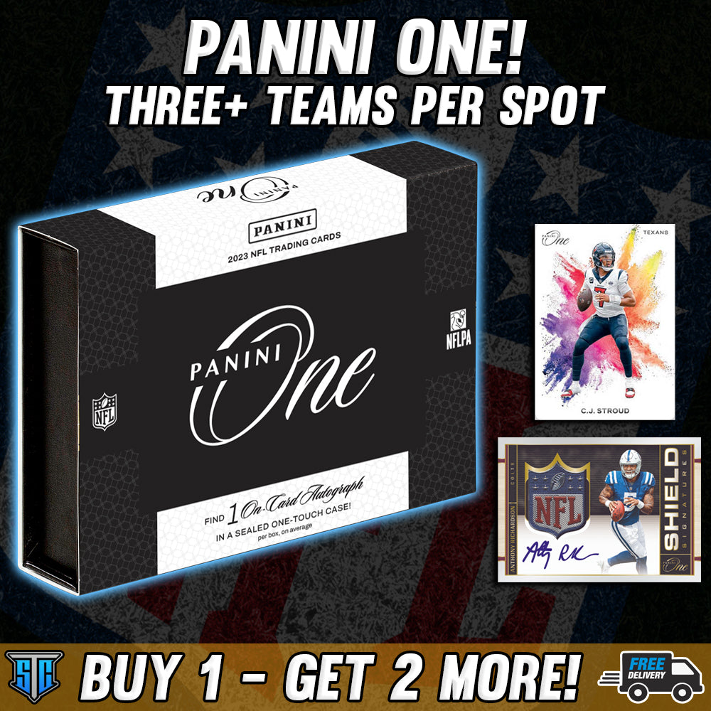 Break 155 - NFL - Panini One - Buy 1 Team - Get 2 More! - ROUND 2