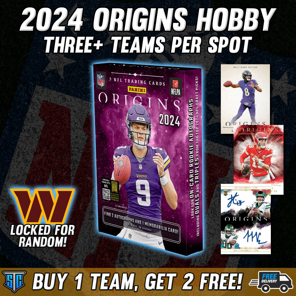Break 162 - NFL - Origins Hobby - Buy 1 Team - Get 2 More!