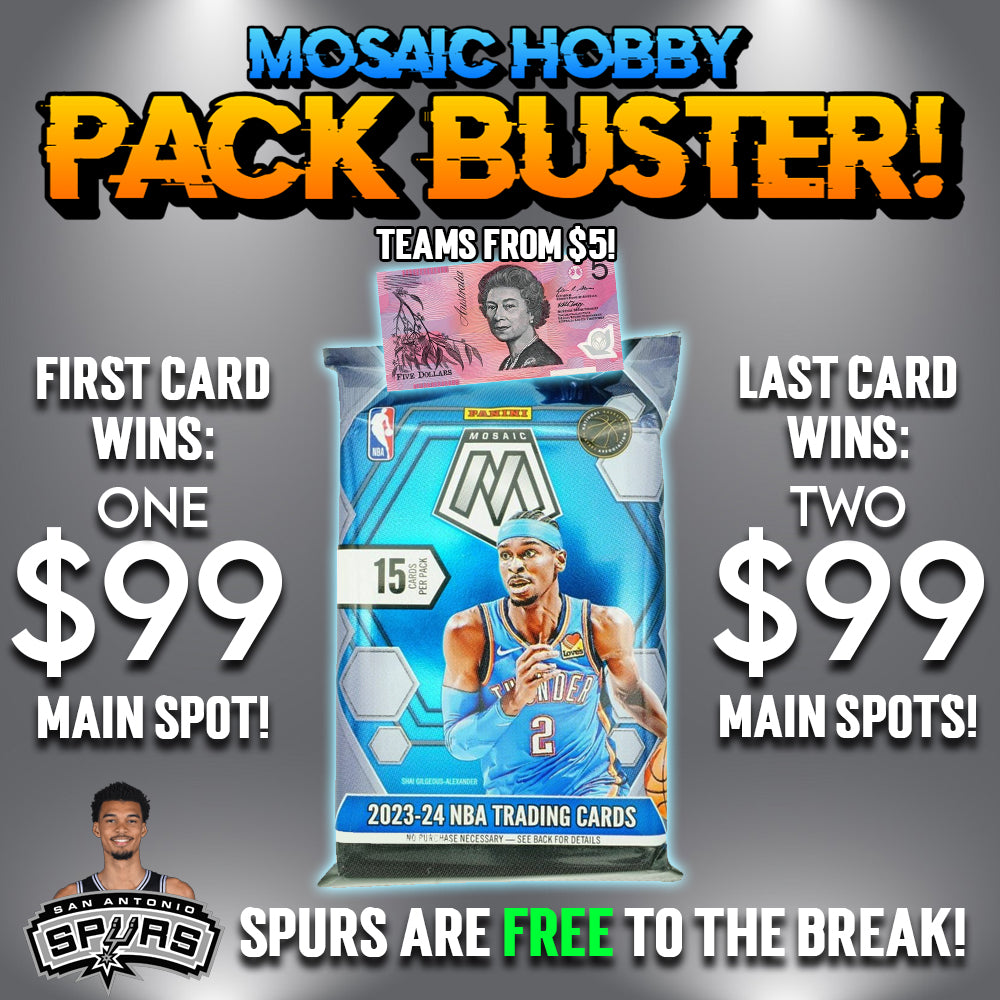 PB002 - NBA - Mosaic Hobby Pack Buster! - Pick Your Team