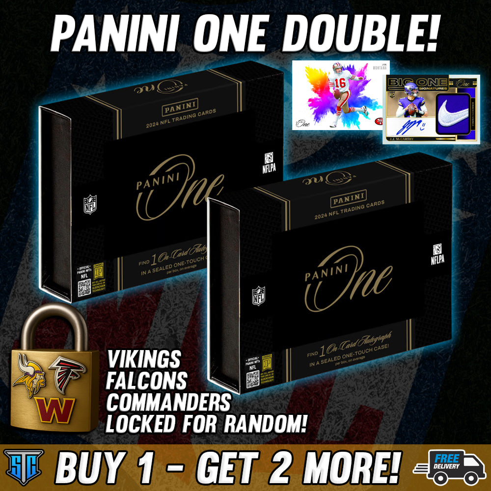 Break 960 - NFL - Panini One Double - Pick 1 Team & Get 2+ Free!