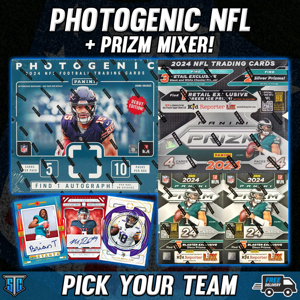 Break 209 - NFL - NEW RELEASE Photogenic + Prizm PYT