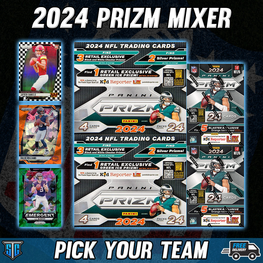 Break 189 - NFL - Prizm FOUR BOX BREAK! - Pick Your Team