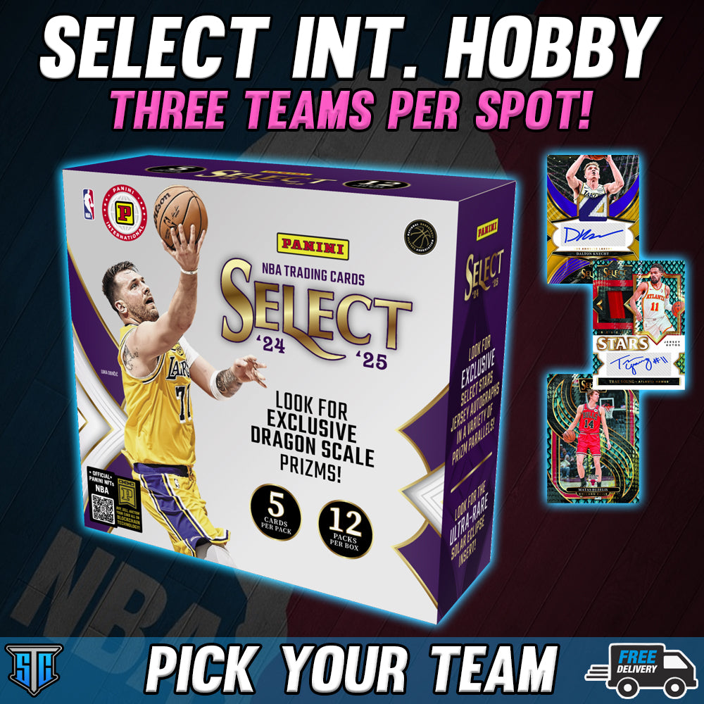 Break 897 - NBA - 10 Spotter Select Int. Hobby - THREE TEAMS PER SPOT