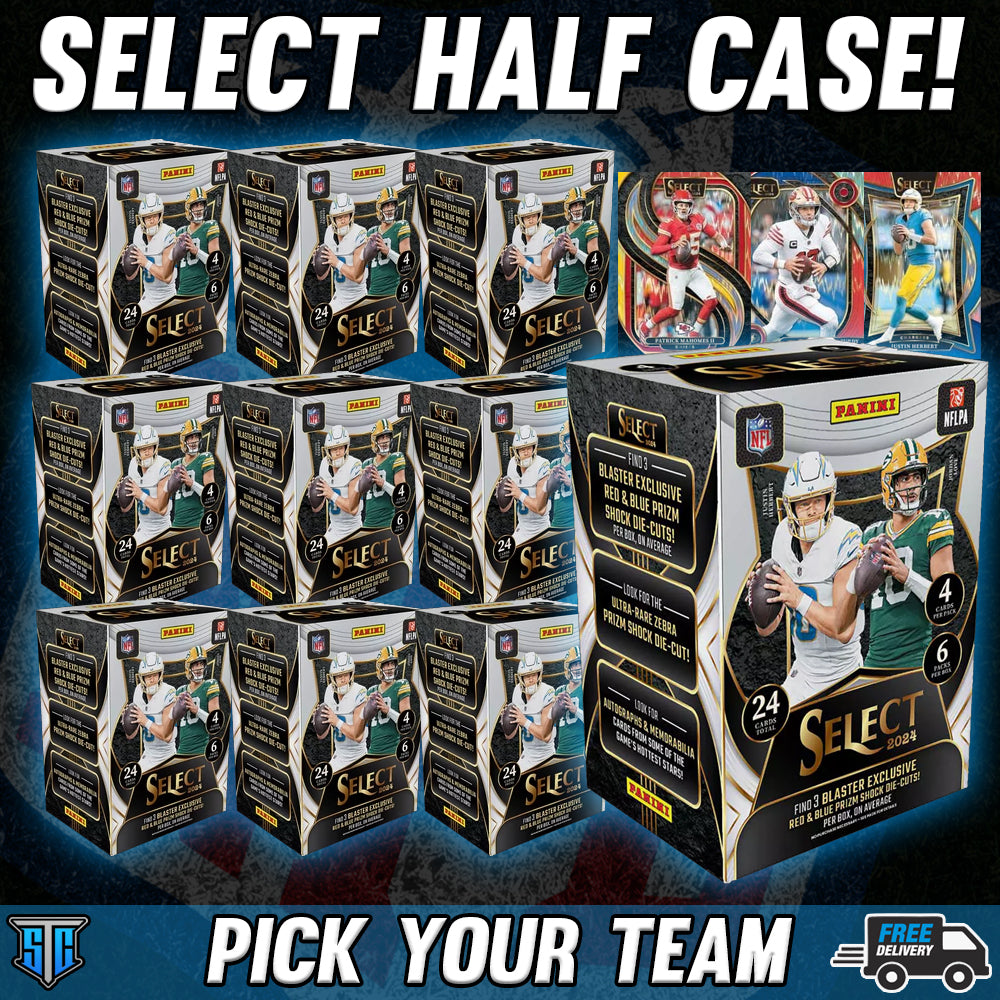 Break 974 - NFL - Select Half Case - PICK YOUR TEAM