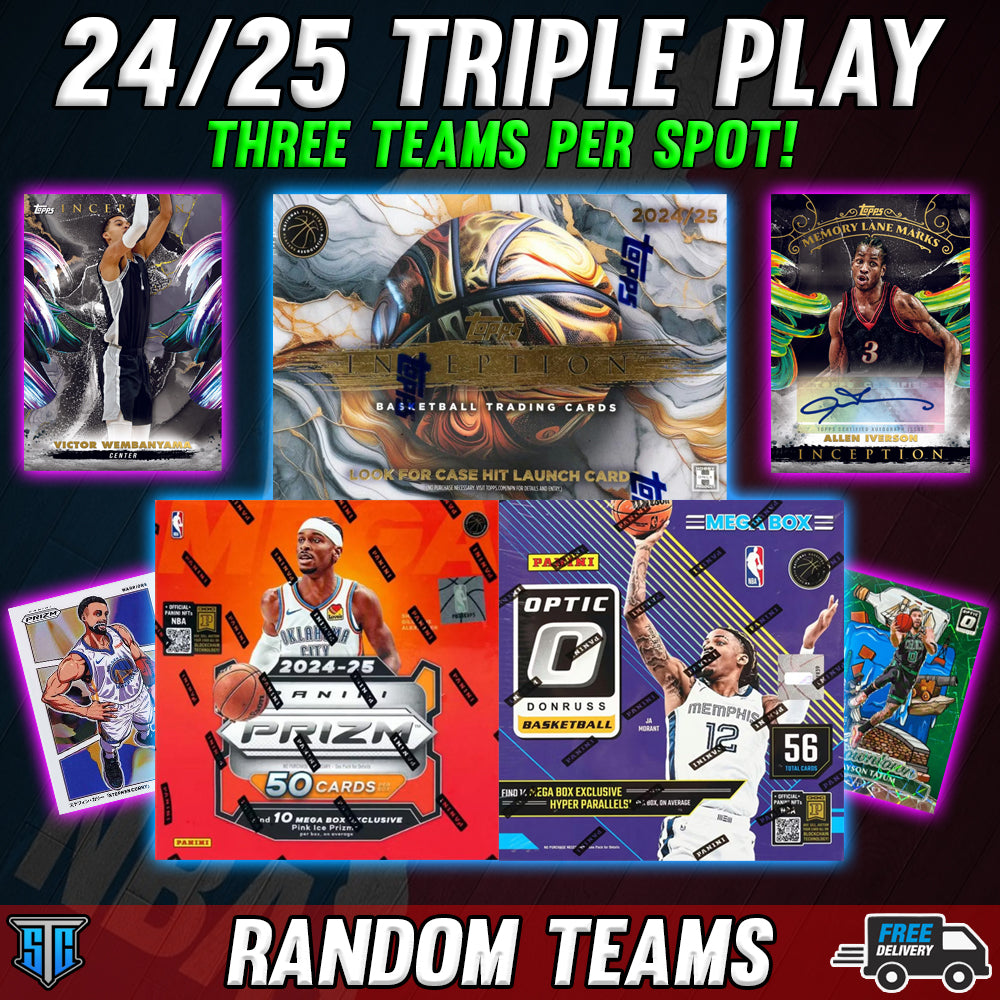 Break 1395 - NBA - 24/25 Triple Play - Three Teams Per Spot!