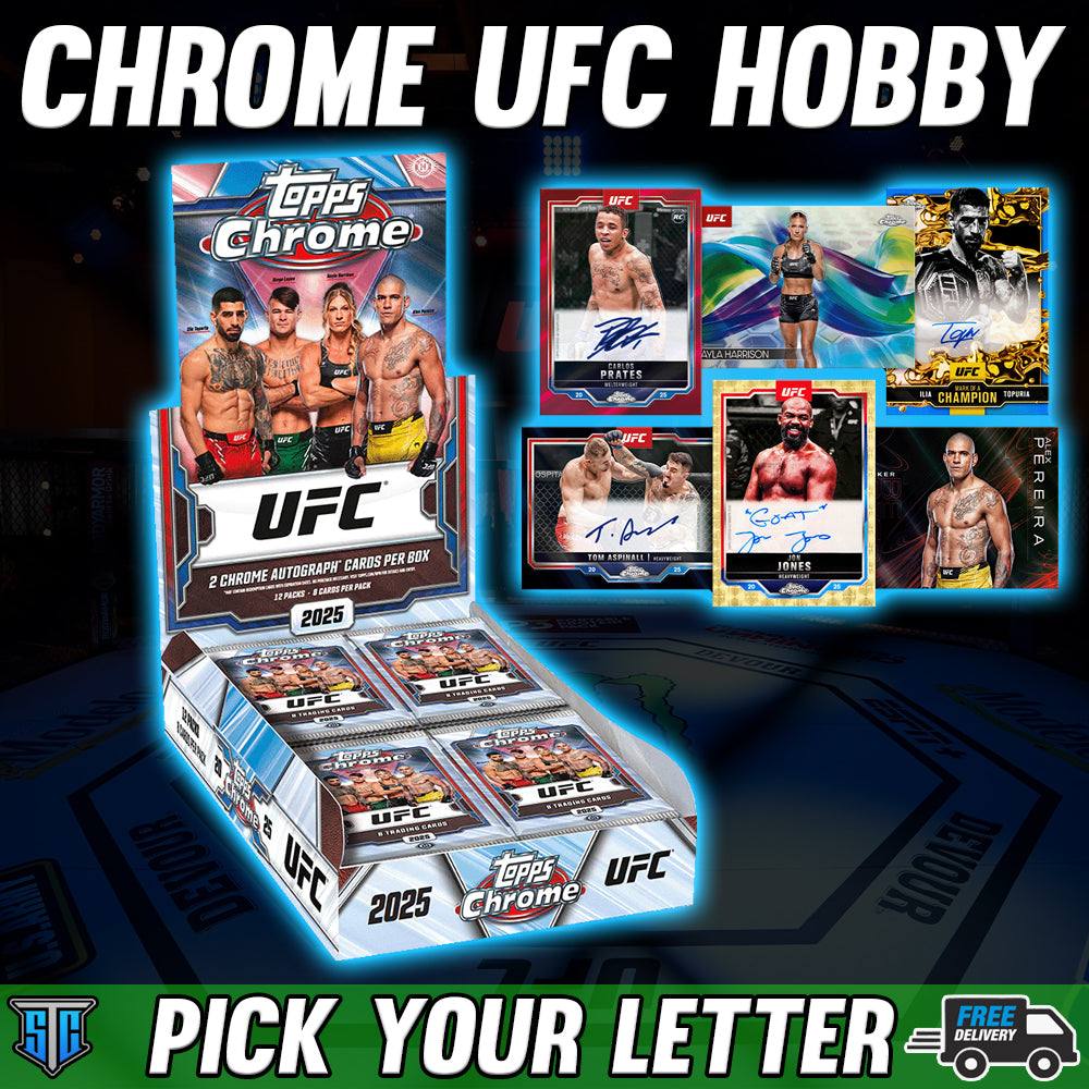 Break 810 - UFC - Topps Chrome Hobby - PICK YOUR LETTER