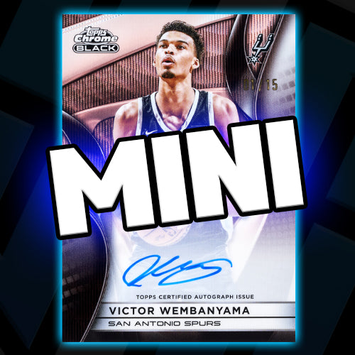 Mini for SPURS & More! - Break 2057 - NBA - 25/26 Chrome Black RELEASE DAY Triple