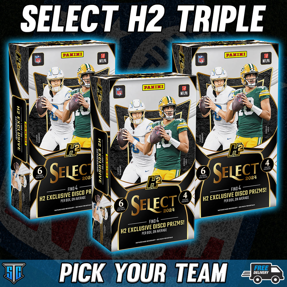 Break 711 - NFL - Select Hobby H2 Triple! - PICK YOUR TEAM