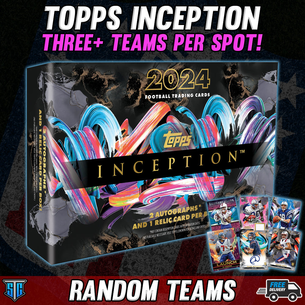 Break 462 - NFL - Topps Inception ROUND 2 - THREE+ TEAMS PER SPOT!