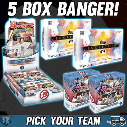 Break 745 - MLB - 5 Box Banger - PICK YOUR TEAM