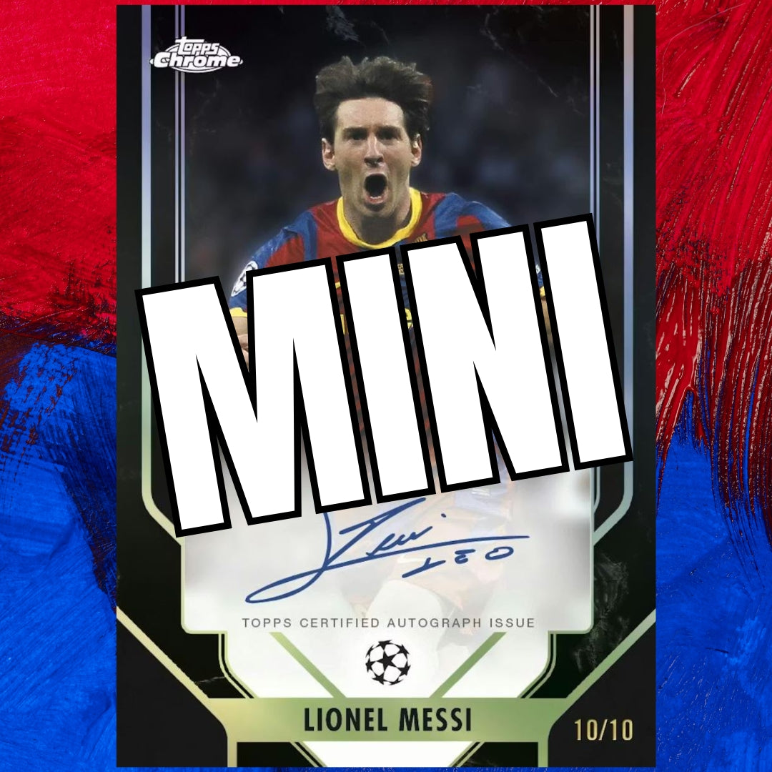 Mini for MESSI & More! - Break 2215 - SOCCER - 2025-26 Topps Chrome UEFA Club Comps 4 Boxer