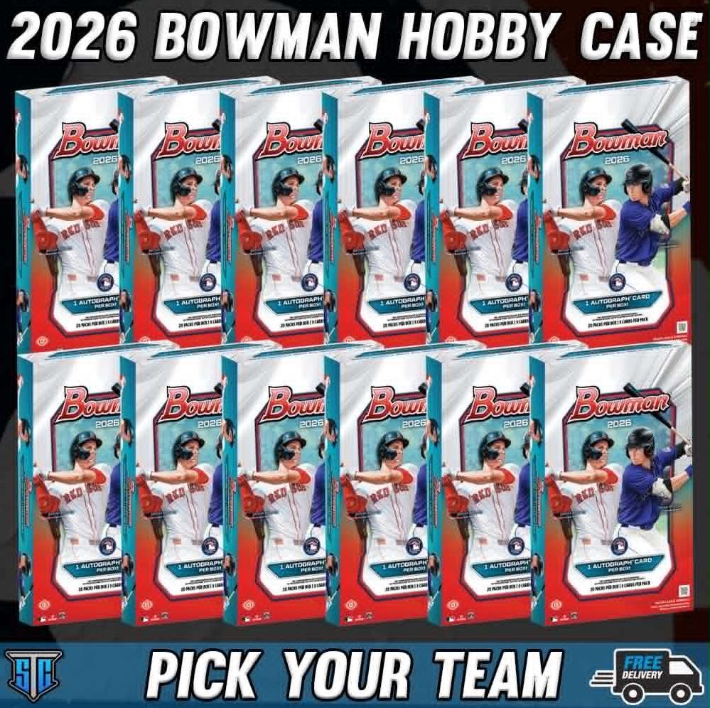 Break 1743 - MLB - 2026 Bowman Hobby Full Case! - PICK YOUR TEAM
