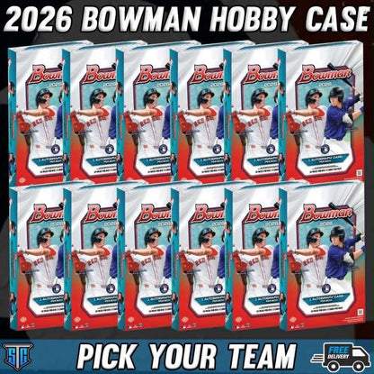 Break 1743 - MLB - 2026 Bowman Hobby Full Case! - PICK YOUR TEAM