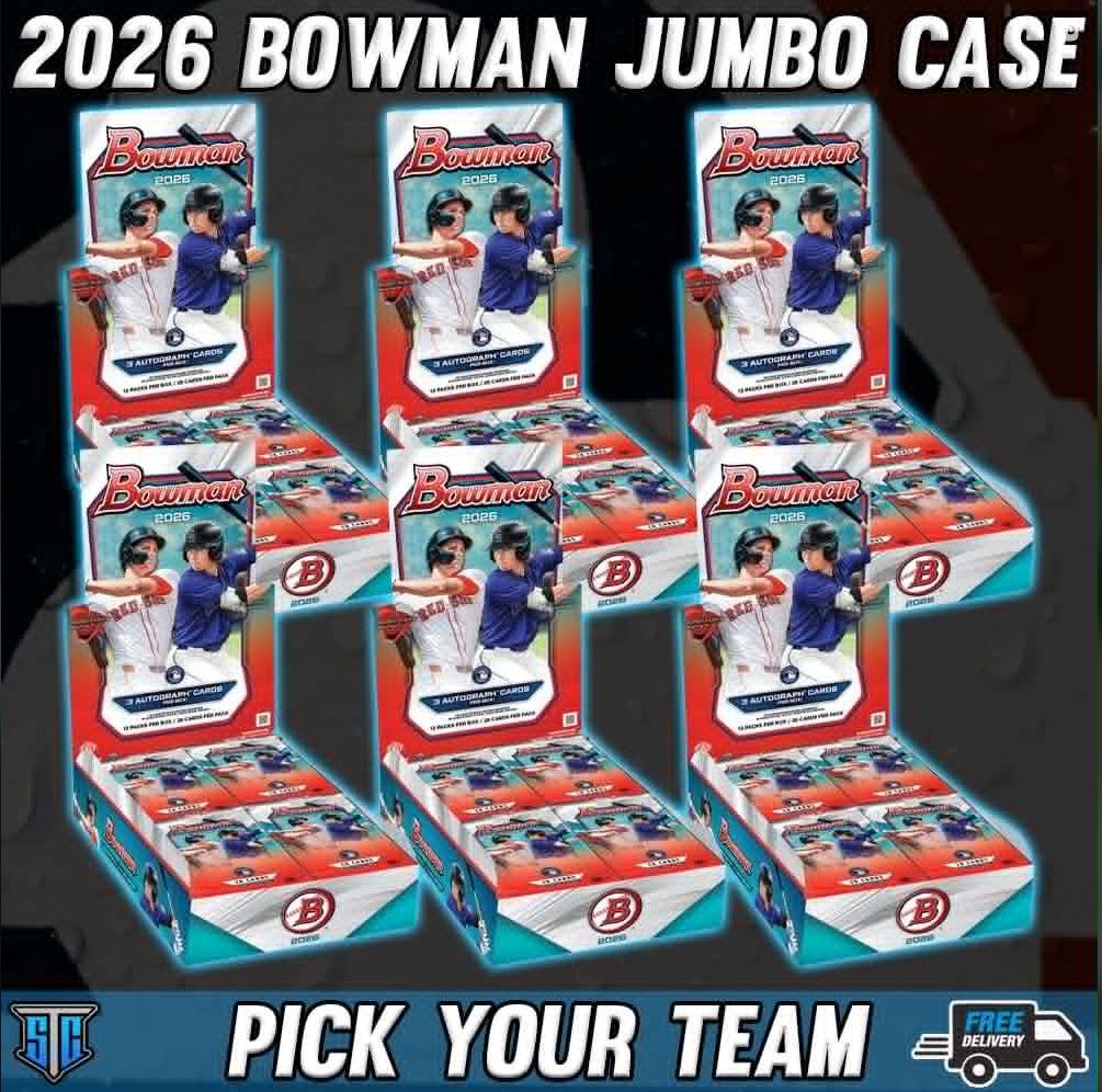 Break 1711 - MLB - 2026 Bowman Jumbo Full Case! - PICK YOUR TEAM
