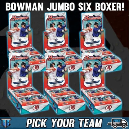 Break 1726 - MLB - 2026 Bowman Jumbo Six Boxer! - PICK YOUR TEAM
