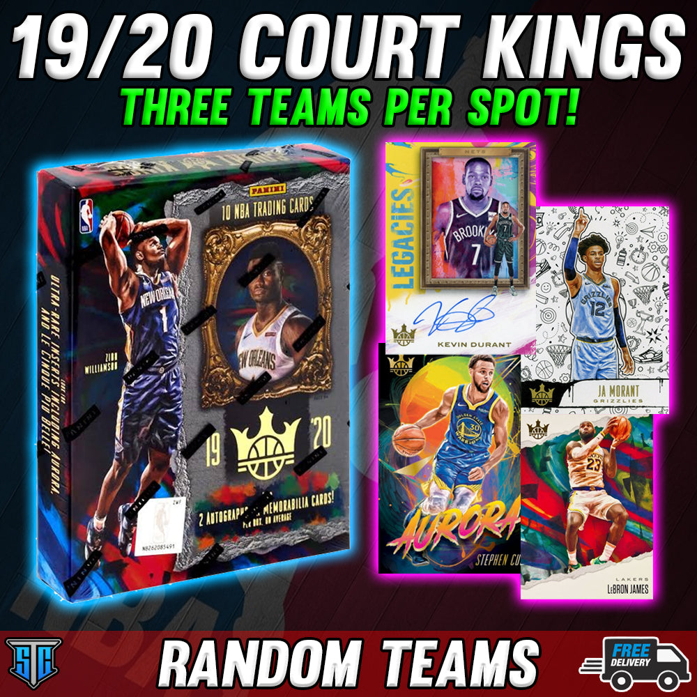 Break 1905 - NBA - 19/20 Court Kings Hobby - THREE TEAMS PER SPOT