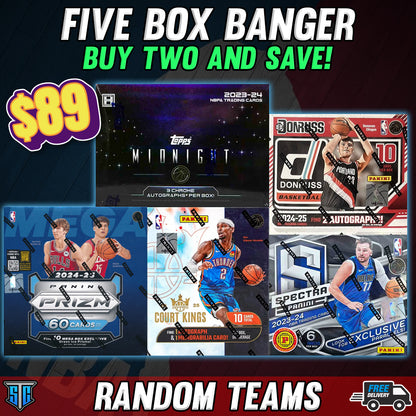 Break 391 - NBA - Five Box Banger! - BUY TWO & SAVE