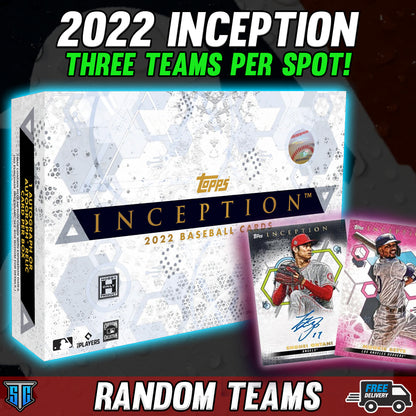 Break 867 - MLB - 10 Spotter 2022 Inception - THREE TEAMS PER SPOT!