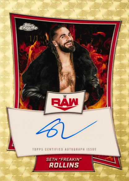 Break 212 - WWE - Topps Chrome Combo - PICK YOUR LETTER!