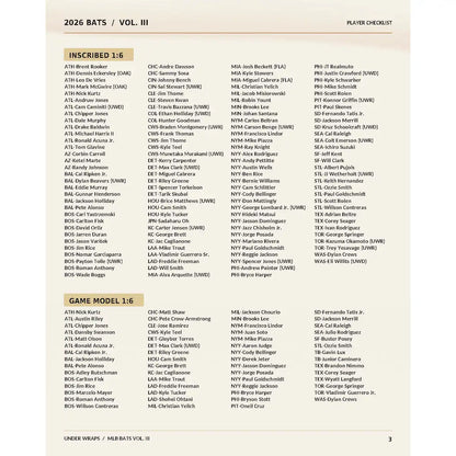 Break 2220 - MLB - Under Wraps MLB Combo - PICK YOUR TEAM