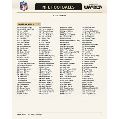 Break 2221 - NFL - Under Wraps NFL Combo - PICK YOUR TEAM