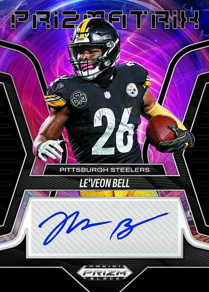 Break 1543 - NFL - 2025 Prizm Black Double - PICK YOUR TEAM